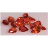 Image 2 : 11.38 CTW DARK ORANGE SAPPHIRE PEARSHAPE 5X7mm