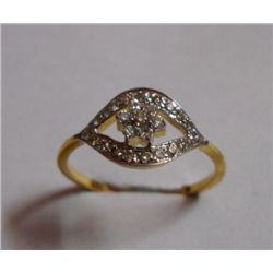 Ring of Daimond :0.33 Ctw, 18kt Gold 2.418g