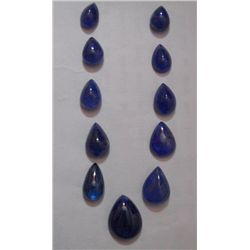 Natural Tanzanite loose Pear Shape Cap Stone of Total Weight 101.95 Ctw