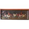 Image 1 : 12 1/2" x 35 1/2" Runnig Horses Framed Poster