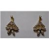 Image 1 : 2.94g Earring of Diamond 0.35 Ctw in18kt Yellow Gold