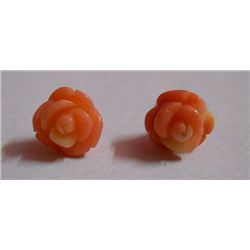 Coral 7.95 CTW Ear Rings