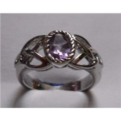 5.050g Ring Of Amethyst in Silver