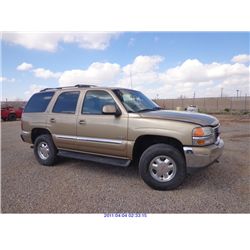 2001 - GMC YUKON