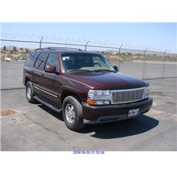 2001 - CHEVROLET TAHOE