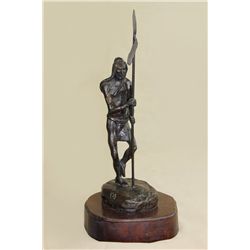 Schriver Standing Indian Bronze