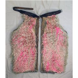 Riley and McCormick Pink Angora Chaps