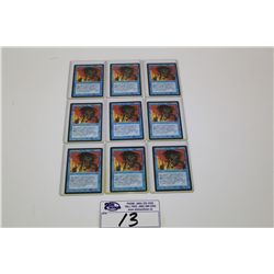 LOT OF 9 FORCE OF WILL MTG CARDS IN HIGH GRADE