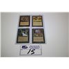 Image 1 : LOT OF 4 MTG RARE CARDS IN HIGH GRADE- YAWGMOTH'S WILL, SERRA'S SANCTUM, EARTHCRAFT, ROFELLOS,