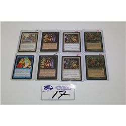 LOT OF 8 MTG RARE CARDS IN HIGH GRADE- ACADEMY RECTOR, MYSTICAL TUTOR, VAMPIRE TUTOR  X 2,