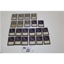 LOT OF 21 MTG RARE CARDS IN HIGH GRADE- HERMIT DRUID X 2, HELM OF POSSESSION X 5, SMOKESTACK X 14