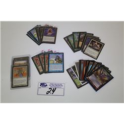 LOT OF 32 MTG RARE CARDS IN MOSLTY HIGH GRADE INCLUDING SEVERAL FOREIGN LANGUAGE