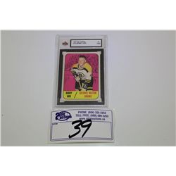 1967-68 TOPPS #92 BOBBY ORR KSA GRADED 7 NM