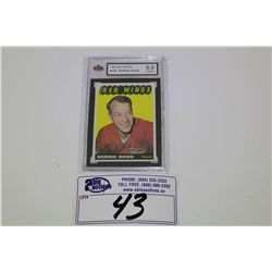 1965-66 TOPPS #108 GORDIE HOWE KSA GRADED 8.5