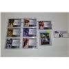 Image 1 : LOT OF 7 SIGN OF THE TIMES AUTOGRAPHED HOCKEY CARDS FEATURING JEROME IGINLA, SIMON GAGNE, AL