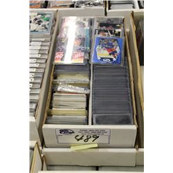 PARTIAL 1600 COUNT BOX OF ASSORTED SPORTS CARDS