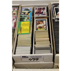 PARTIAL 1600 COUNT BOX OF ASSORTED SPORTS CARDS