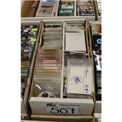 PARTIAL 1600 COUNT BOX OF ASSORTED SPORTS CARDS