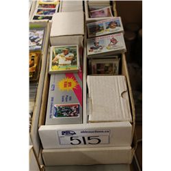 PARTIAL 1600 COUNT BOX OF ASSORTED SPORTS CARDS