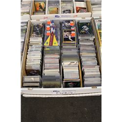 PARTIAL 3200 COUNT BOX OF ASSORTED SPORTS CARDS