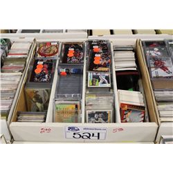 PARTIAL 3200 COUNT BOX OF ASSORTED SPORTS CARDS