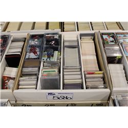 PARTIAL 3200 COUNT BOX OF ASSORTED SPORTS CARDS