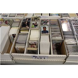 PARTIAL 3200 COUNT BOX OF ASSORTED SPORTS CARDS