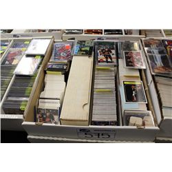 PARTIAL 3200 COUNT BOX OF ASSORTED SPORTS CARDS