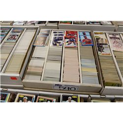 PARTIAL 3200 COUNT BOX OF ASSORTED SPORTS CARDS
