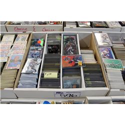 PARTIAL 3200 COUNT BOX OF ASSORTED SPORTS CARDS