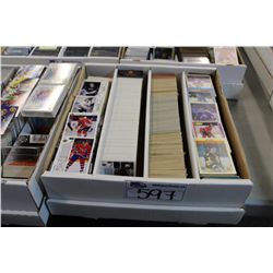 PARTIAL 3200 COUNT BOX OF ASSORTED SPORTS CARDS