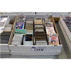 PARTIAL 3200 COUNT BOX OF ASSORTED SPORTS CARDS