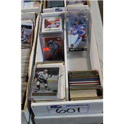 PARTIAL 1600 COUNT BOX OF ASSORTED SPORTS CARDS