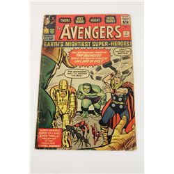 AVENGERS #1- ONE OF THE MOST IMPORTANT BOOKS IN THE MARVEL'S SILVER AGE LINEUP, THE FIRST
