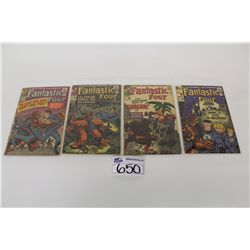 FANTASTIC FOUR #42 TEAR ON COVER, #43, #44, #45 SOLID LOWER GRADE