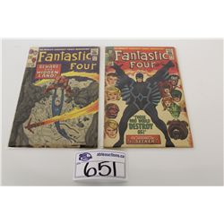 FANTASTIC FOUR #46 AND #47 SOLID COPIES IN LOWER GRADE