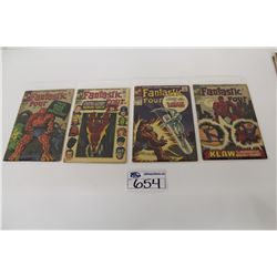 FANTASTIC FOUR #51, #54, #55, #56 SOLID LOW TO MID GRADE COPIES