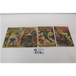 FANTASTIC FOUR #59, #60, #61, #62 SOLID COPIES IN MID GRADE