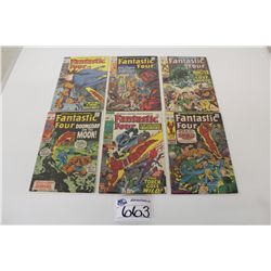 FANTASTIC FOUR #95, #96, #97, #98, #99, #100 SOLID COPIES IN MID TO HIGH MID GRADE