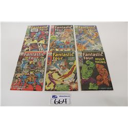 FANTASTIC FOUR #101, #102, #103, #104, #105, #112 SOLID COPIES IN MID TO HIGH MID GRADE