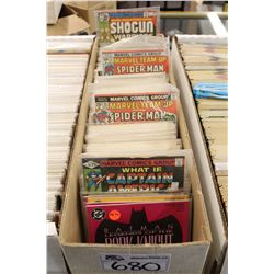 LONG BOX OF ASSORTED COMICS
