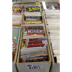 LONG BOX OF ASSORTED COMICS