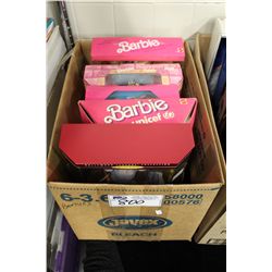LOT OF 5 1990'S BARBIE'S NEW IN BOX