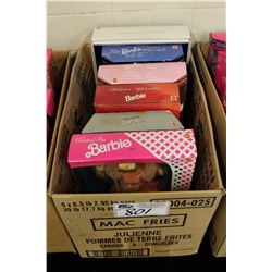 LOT OF 5 1990'S BARBIE'S NEW IN BOX