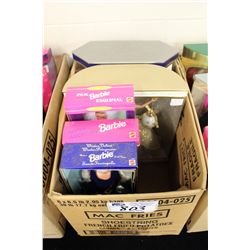 LOT OF 5 1990'S BARBIE'S NEW IN BOX