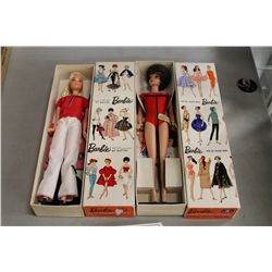 PAIR OF 1960'S BARBIES WITH APPARENT ORIGINAL BOXES
