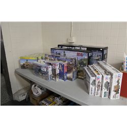 LARGE LOT OF NEW IN THE BOX MODELS INCLUDING 1:35 SCALE TAMIYA, DRAGON AND 1:6 SCALE