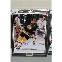 16 X 20 PHIL ESPOSITO SIGNED PHOTO- MATTED WITH COA