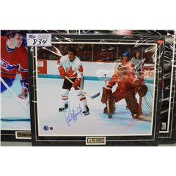 16 X 20 PHIL ESPOSITO SIGNED PHOTO- MATTED WITH COA