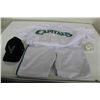 Image 1 : LOT OF CBL VICTORIA CAPITALS GAME USED JERSEY, HAT AND PANTS AND BASEBALL